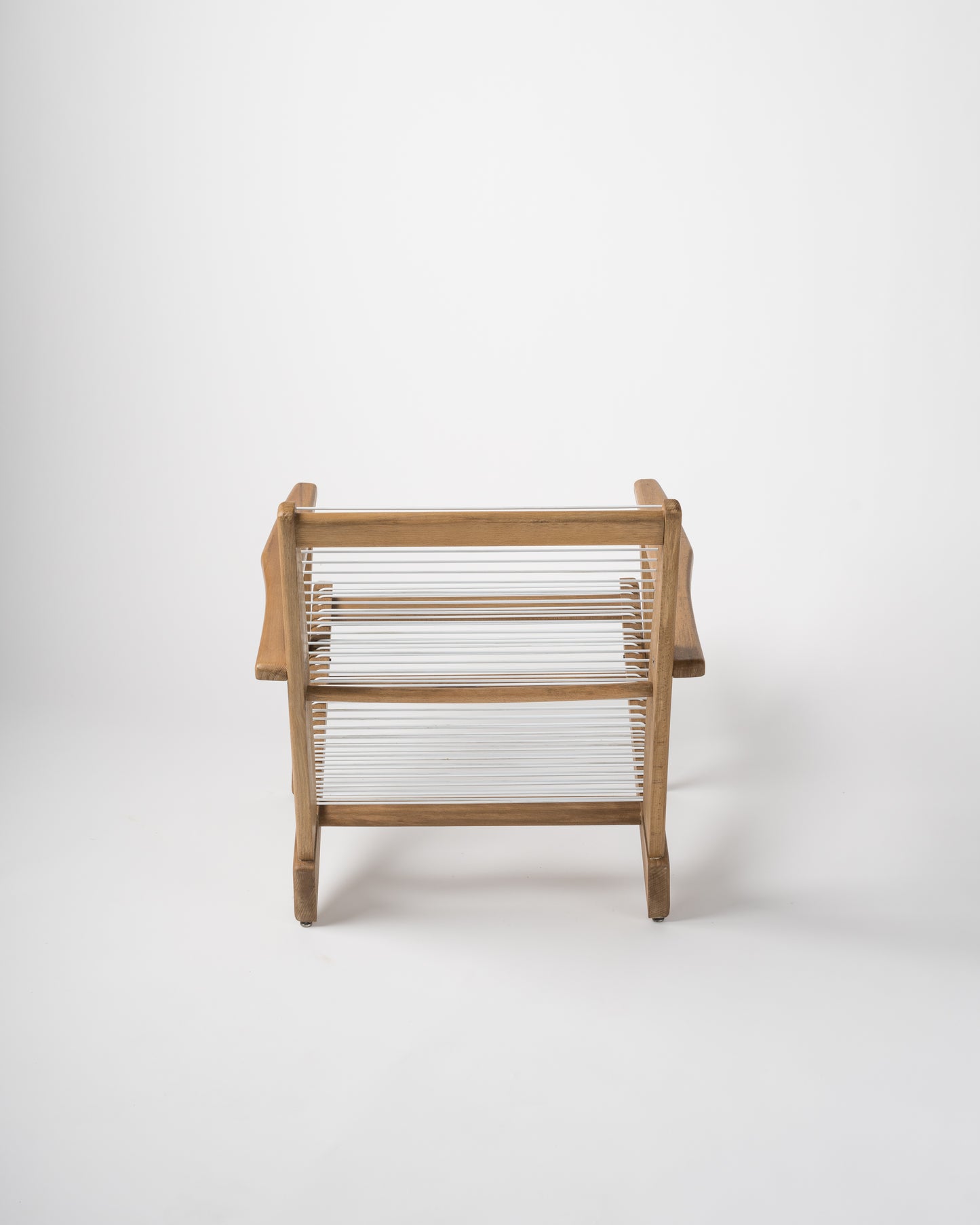 Natural Oak "Kagourou" Armchair by George Tigien, France 1950's