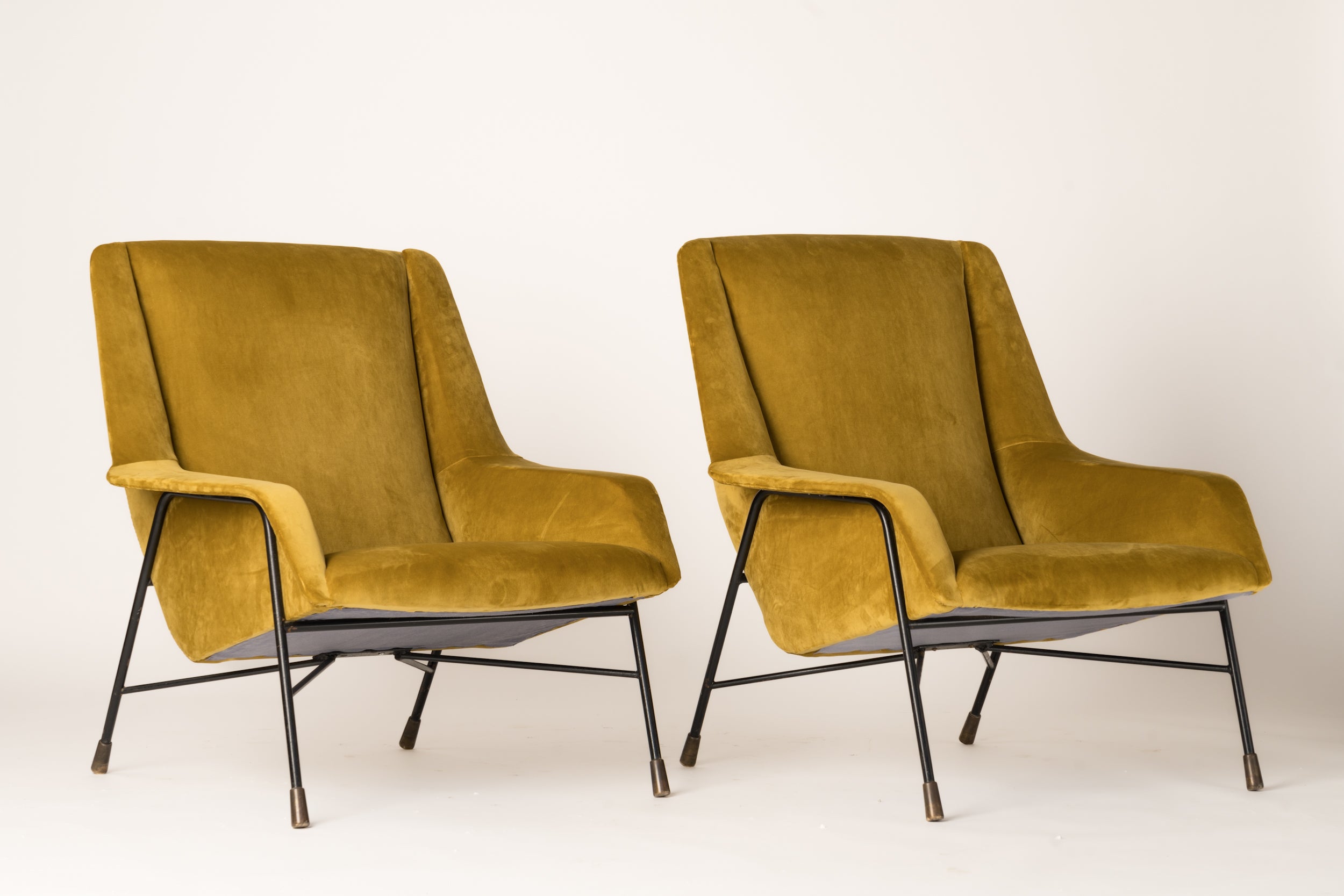 Pair of S12 Armchairs by Alfred Hendrickx for Belform, Belgium, 1958