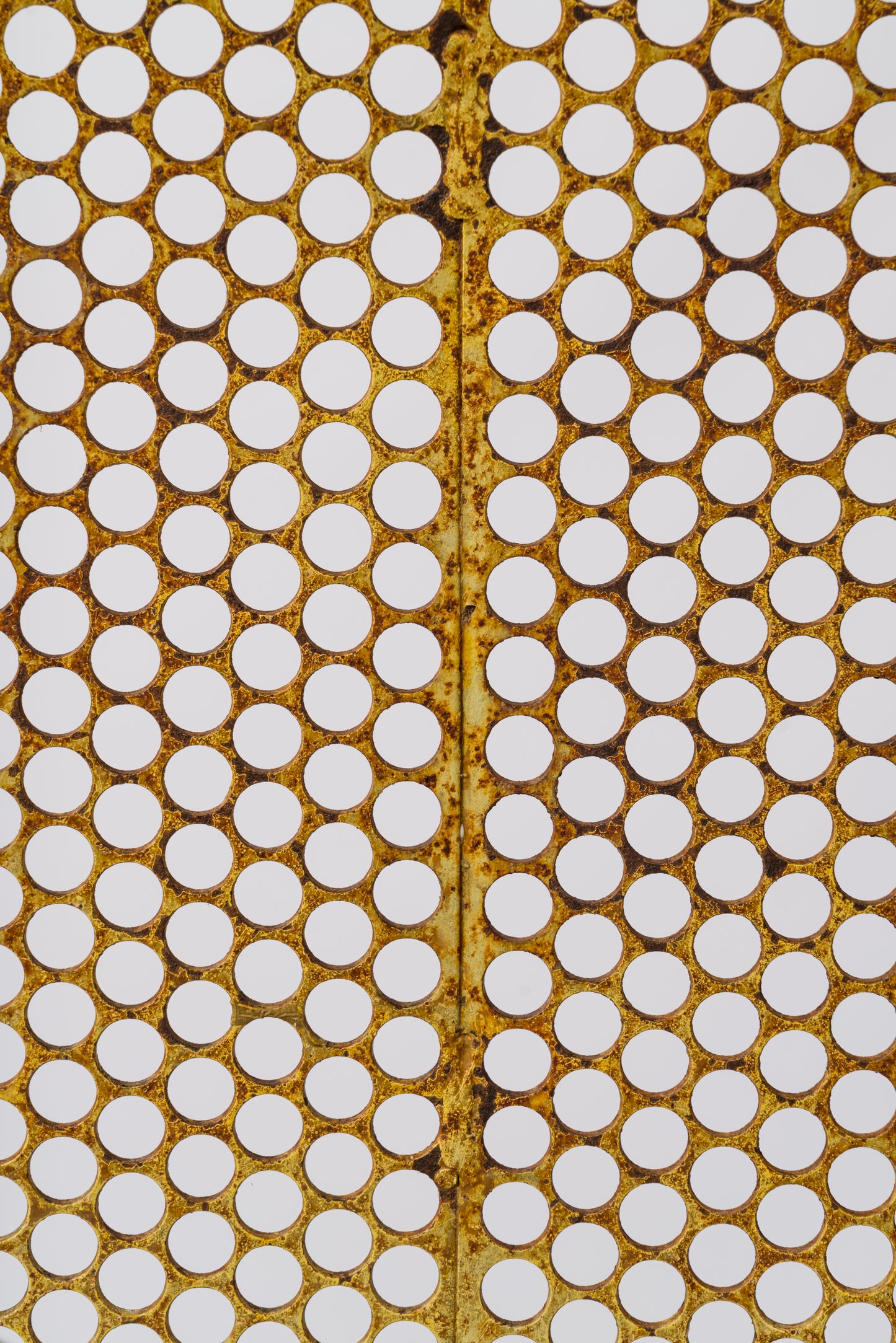 "Rigitulle" Ply Perforated Sheet Metal Armchairs by René Malaval - France 1950's