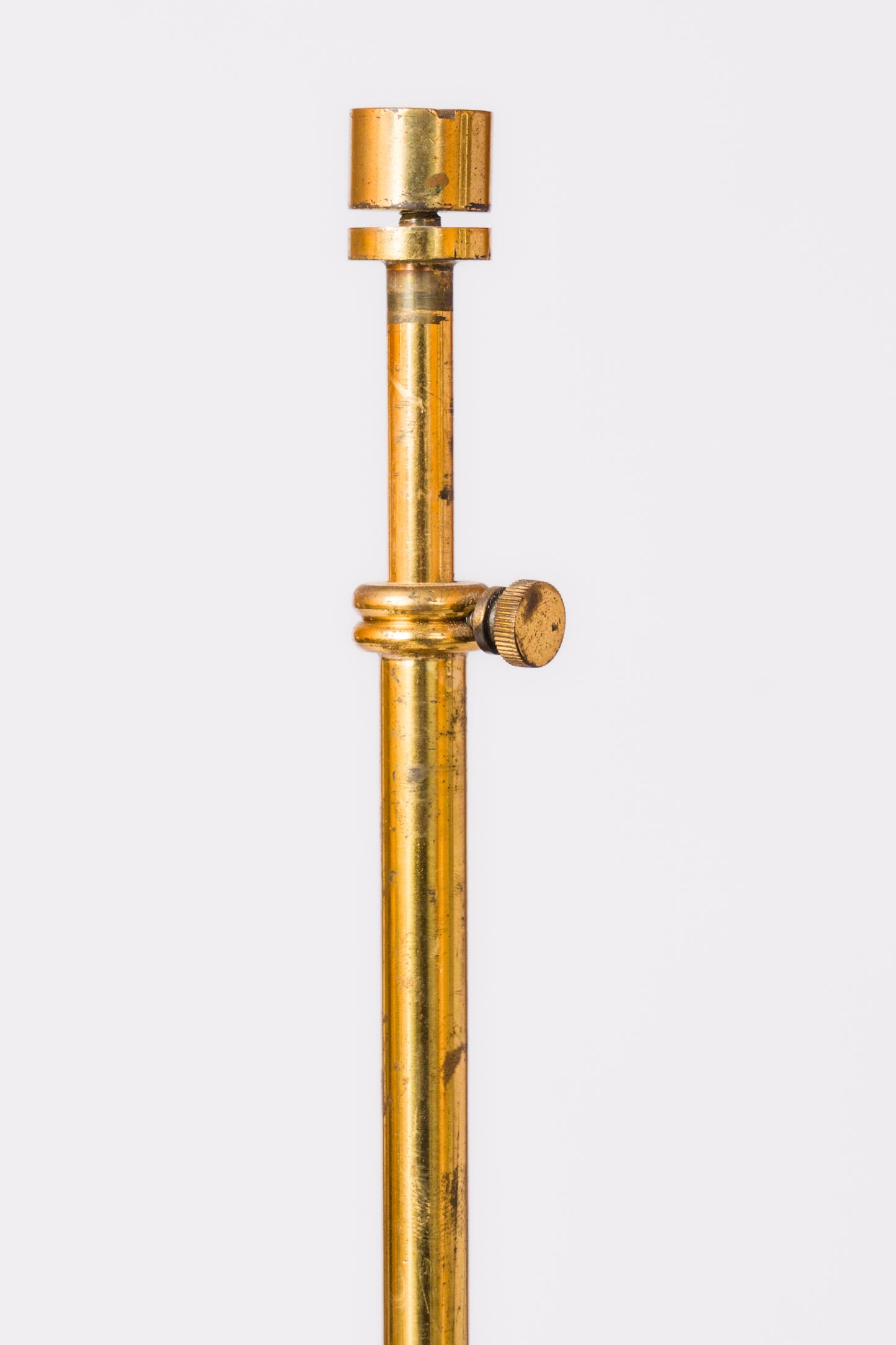 Nickel & Bronze "Building" Table Lamp by Jacques Charpentier - France 1970's