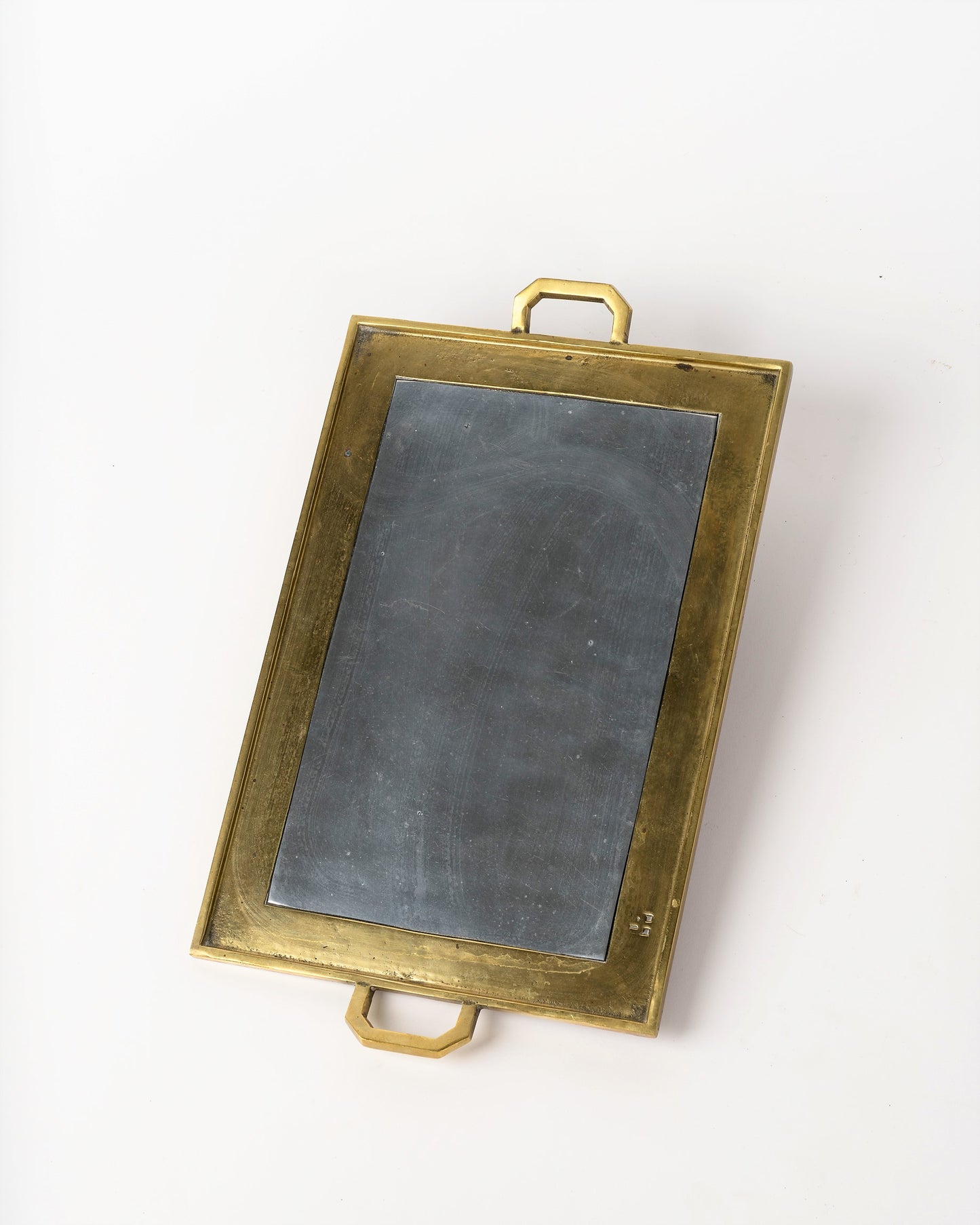 Bronze and Mixed Metals Serving Tray by David Marshall, Spain, Late 1970s