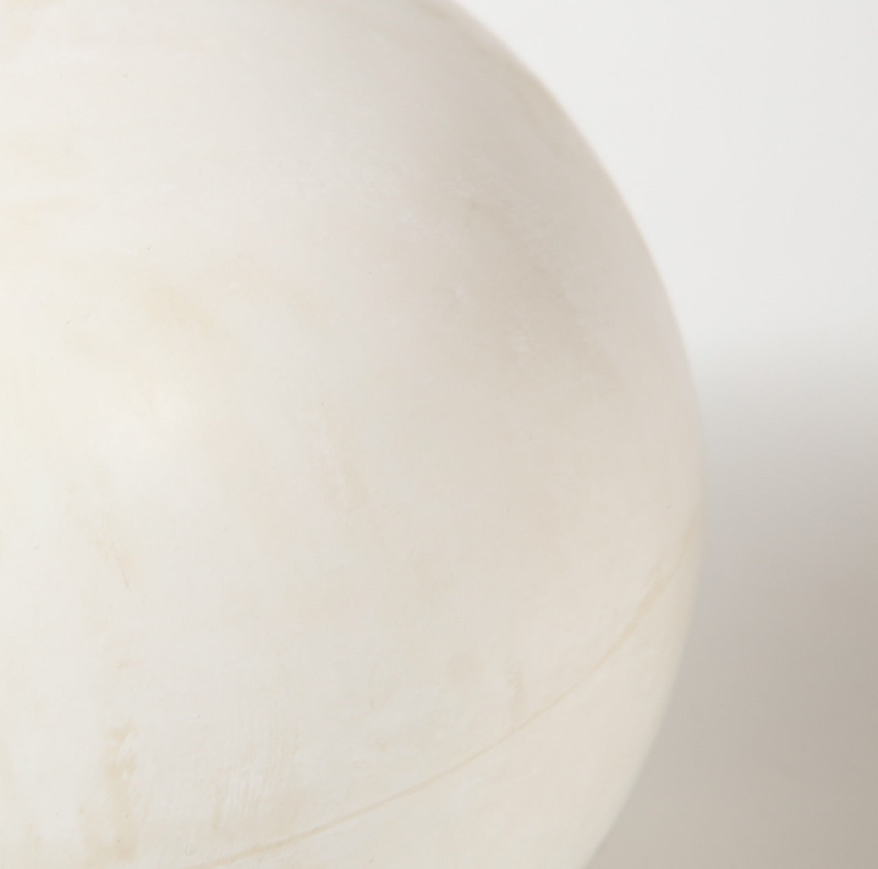 Pair of Handmade Plaster Table Lamps with Globe Bases by Facto Atelier Paris