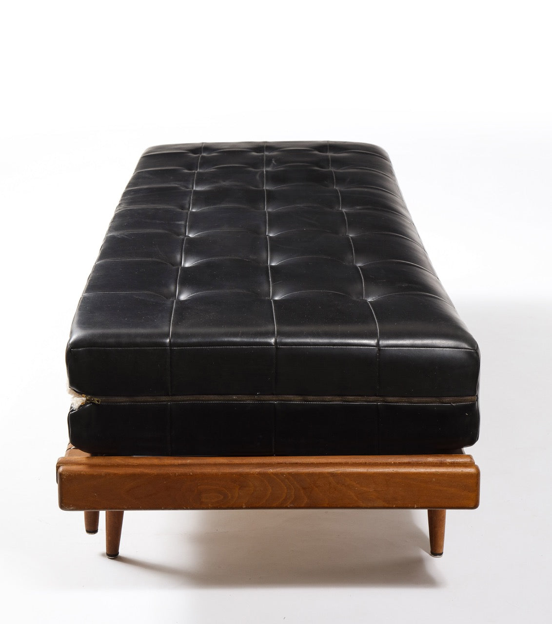 Beech and Cord Sofa/Daybed by Georges Tigien, France 1960's