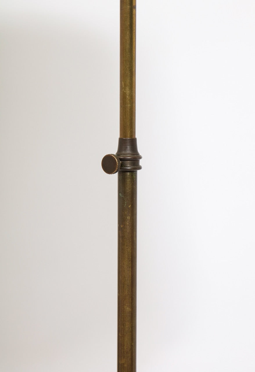 Lion Feet Bronze Neo Classical Floor Lamp Attributed to Arbus, France 1940's