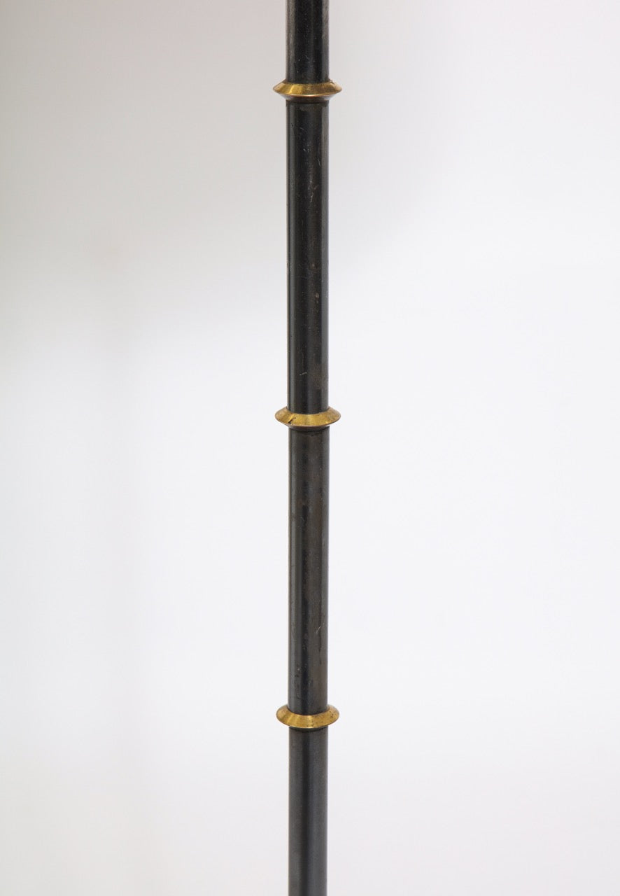 Adjustable Height Floor Lamp by Jacques Adnet, France, 1950's