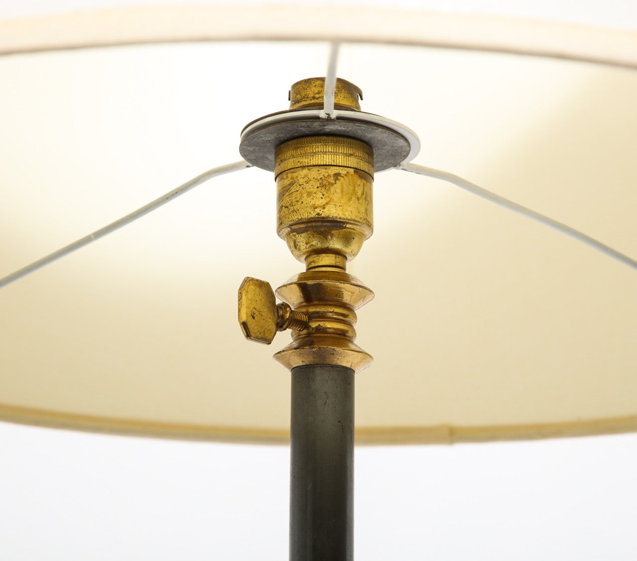 Adjustable Height Floor Lamp by Jacques Adnet, France, 1950's