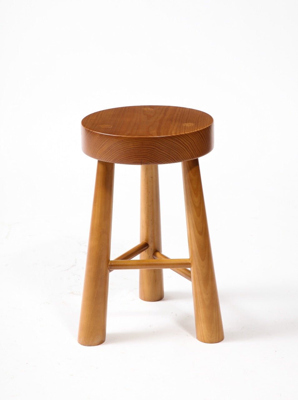 Pair of Amarante Solid Pinewood Stools