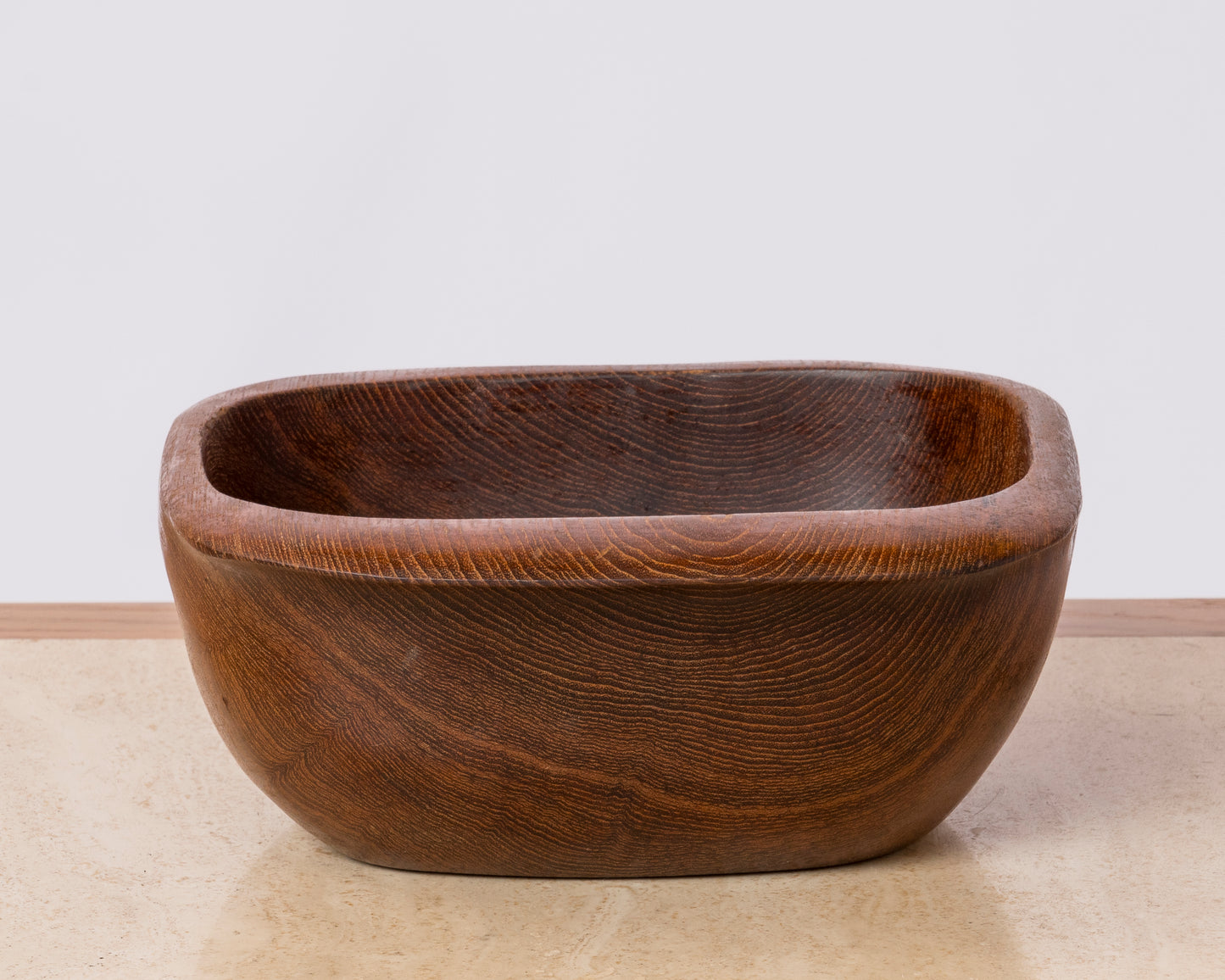 Minimalist Teak Bowl or "Vide Poches" - Scandinavia 1970's