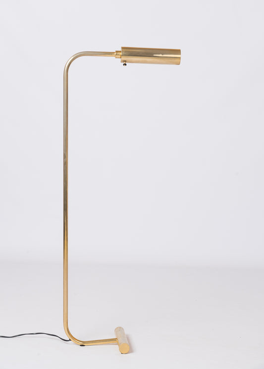 Brass Reading Lamp by Manufactor for Christian Liaigre - France 1980's