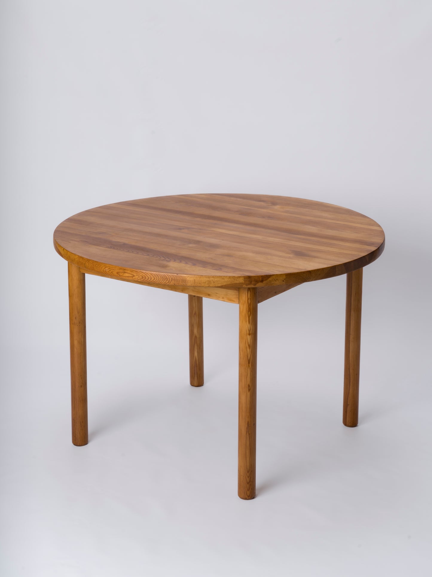 Solid Pinewood Center Table in the Style of Perriand - France 1970's