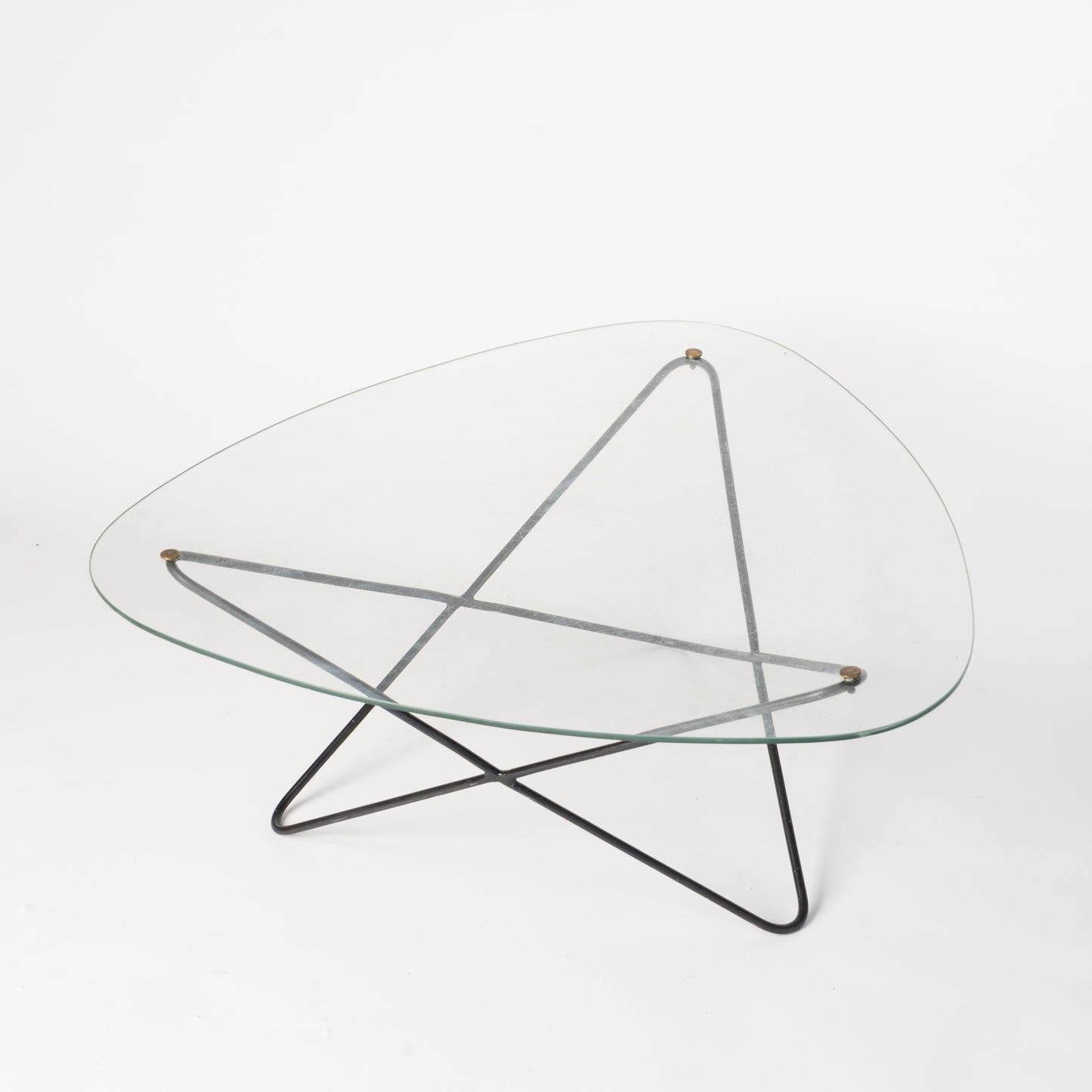 Glass and Steel Coffe Table by Florent Lasbleiz for Airborne