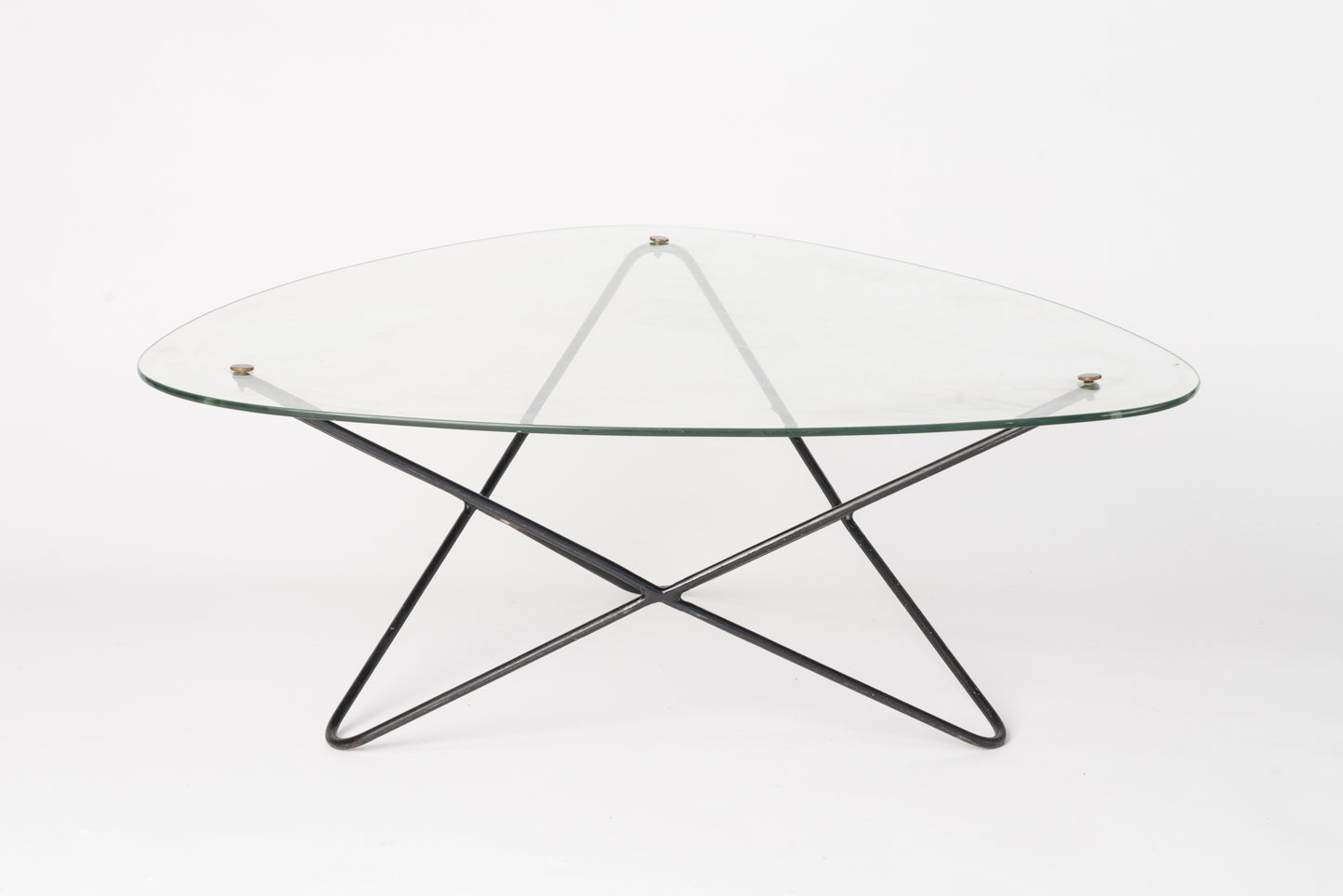 Glass and Steel Coffe Table by Florent Lasbleiz for Airborne