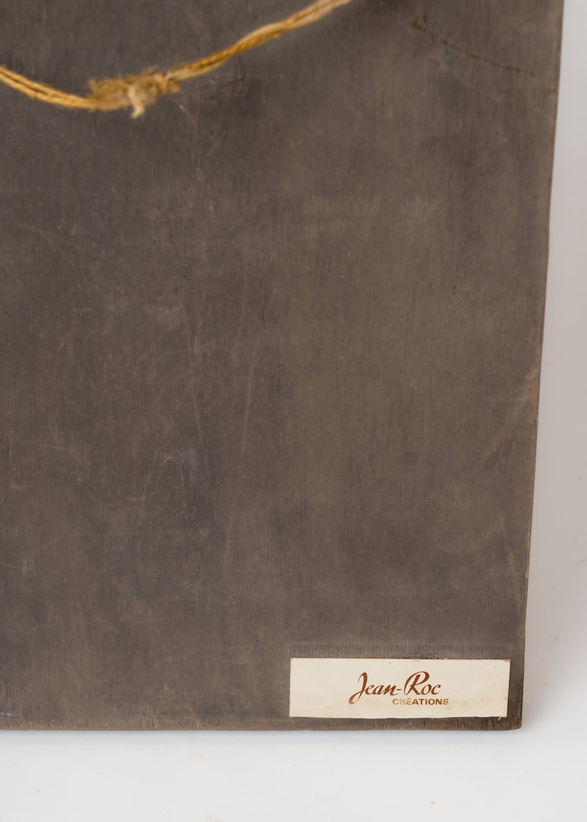 Jean Roc Créations Petite Leather Wall Mirror - France 1980's
