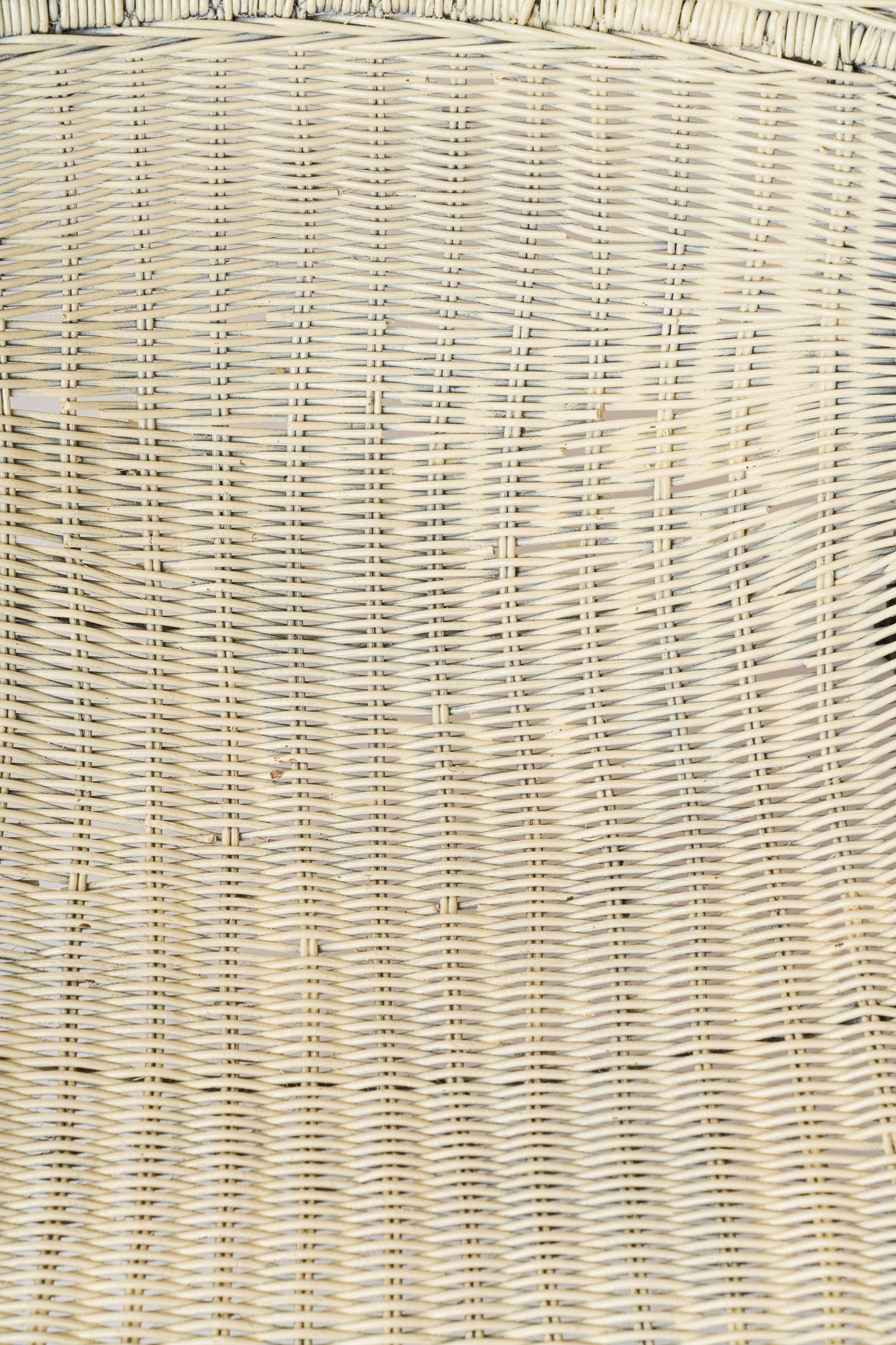 Bent Steel Wire & Wicker Modernist Lounger by Frederic Weinberg - USA 1960's