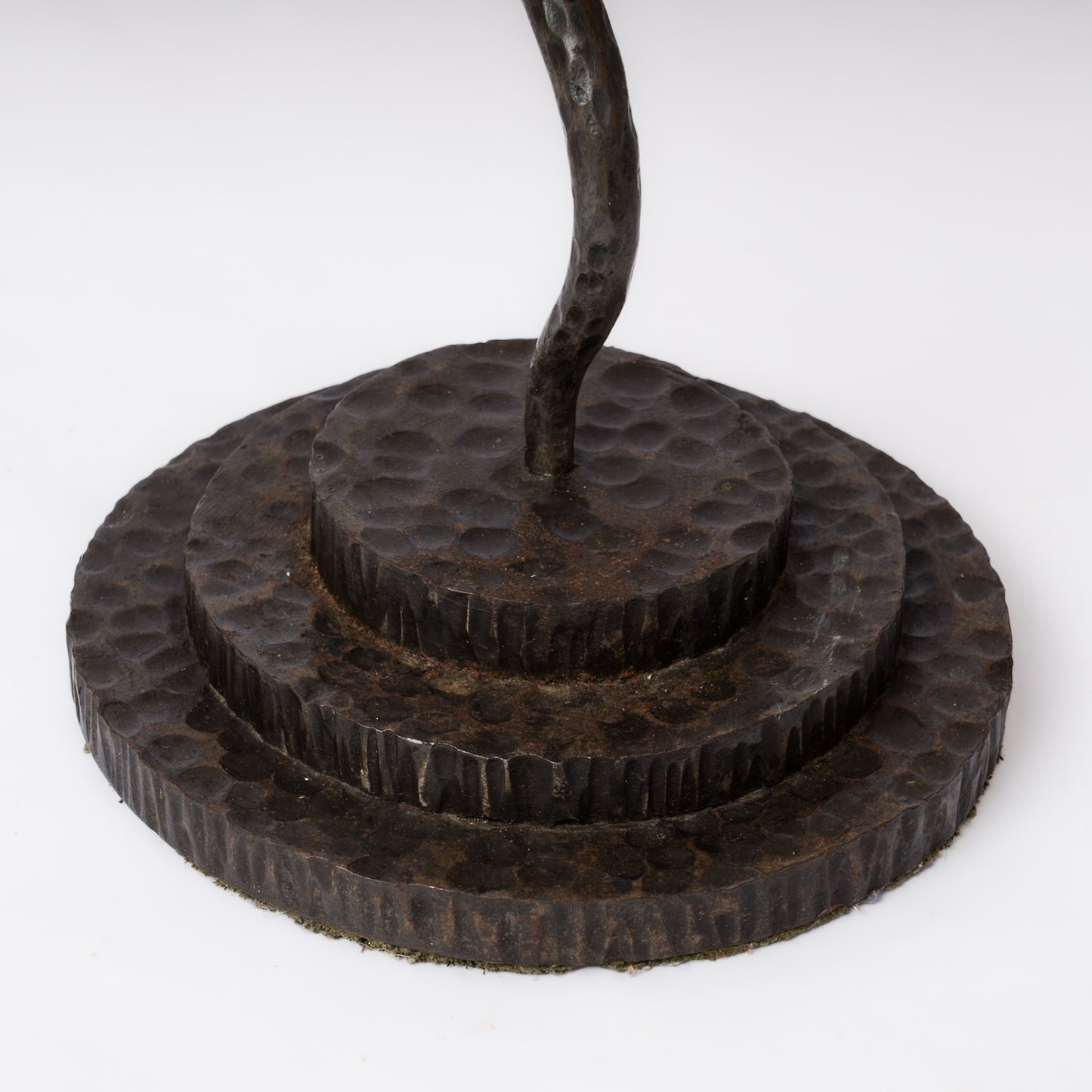 Wrought Iron Snake Shaped Vide-Poche in the style of Edgar Brandt - France 1930's