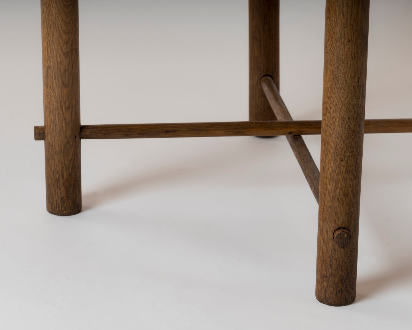 Solid Oak Table by Emile Seigneur - France 1950's