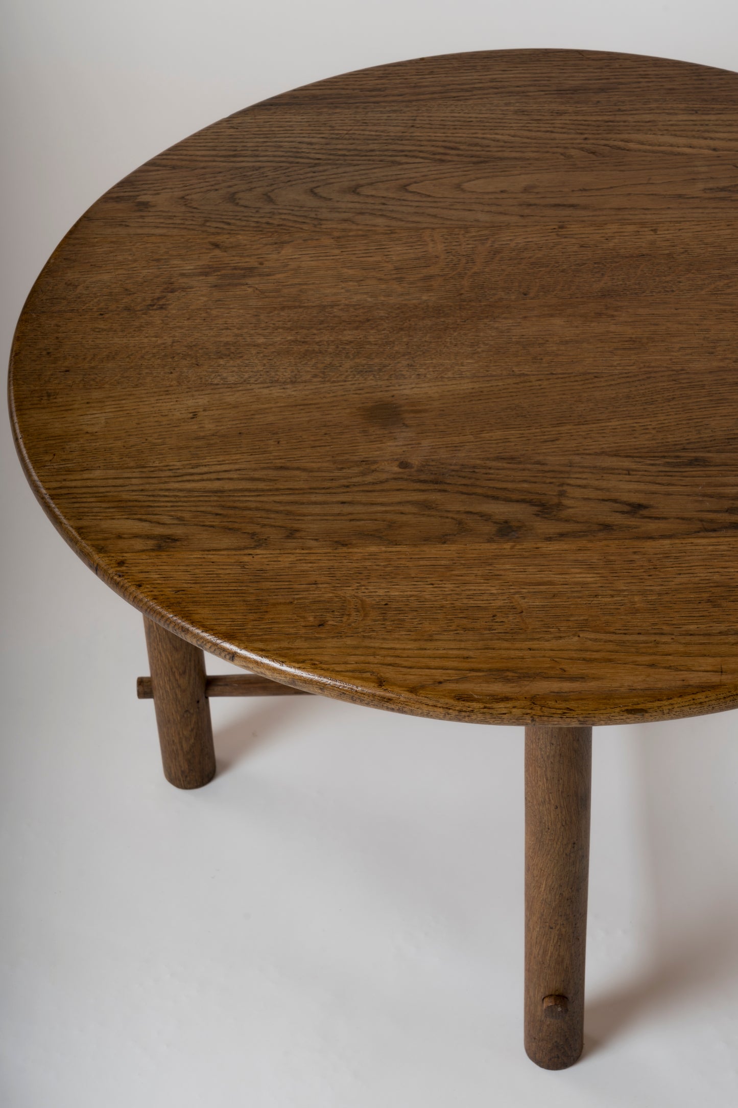 Solid Oak Table by Emile Seigneur - France 1950's