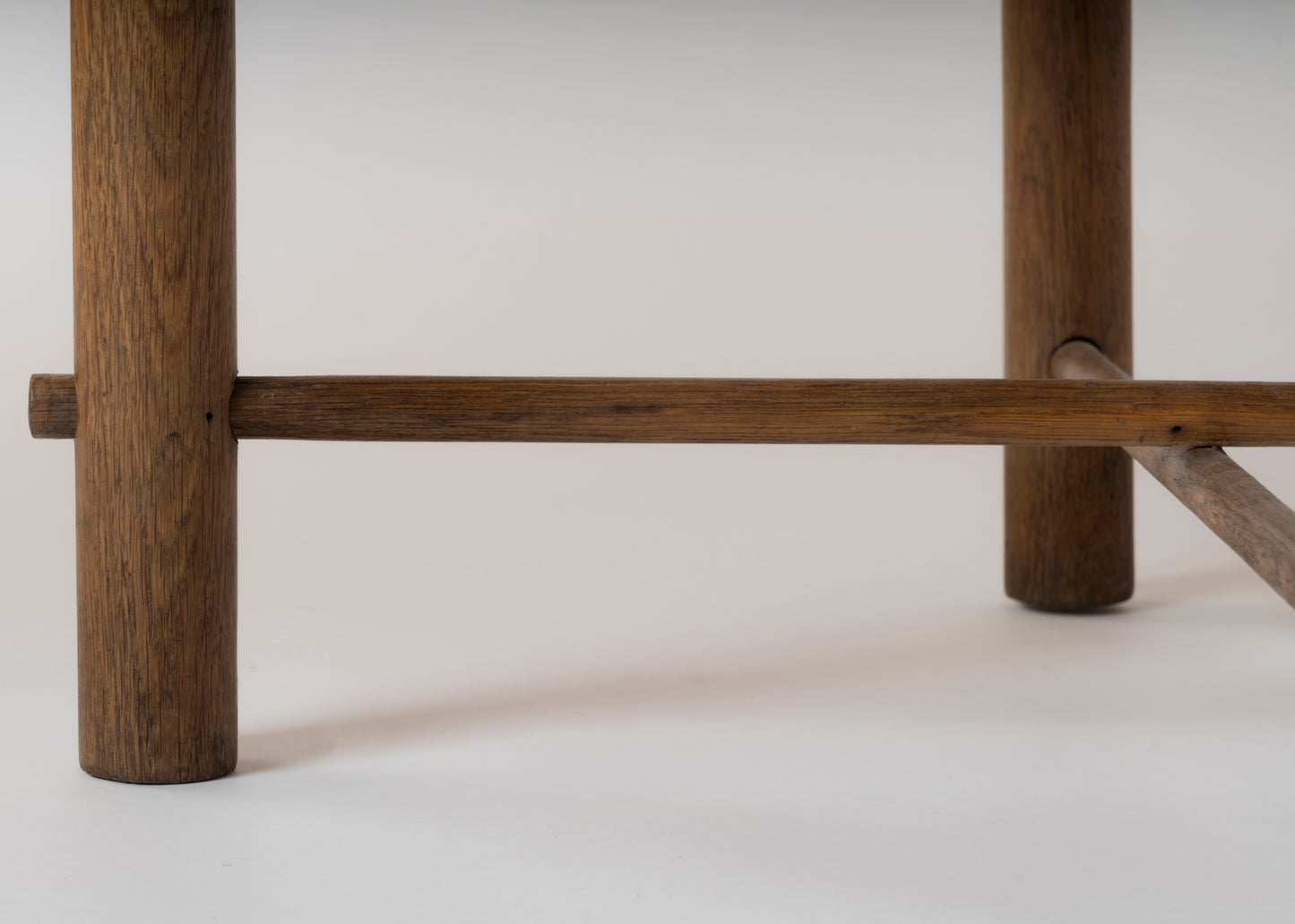 Solid Oak Table by Emile Seigneur - France 1950's