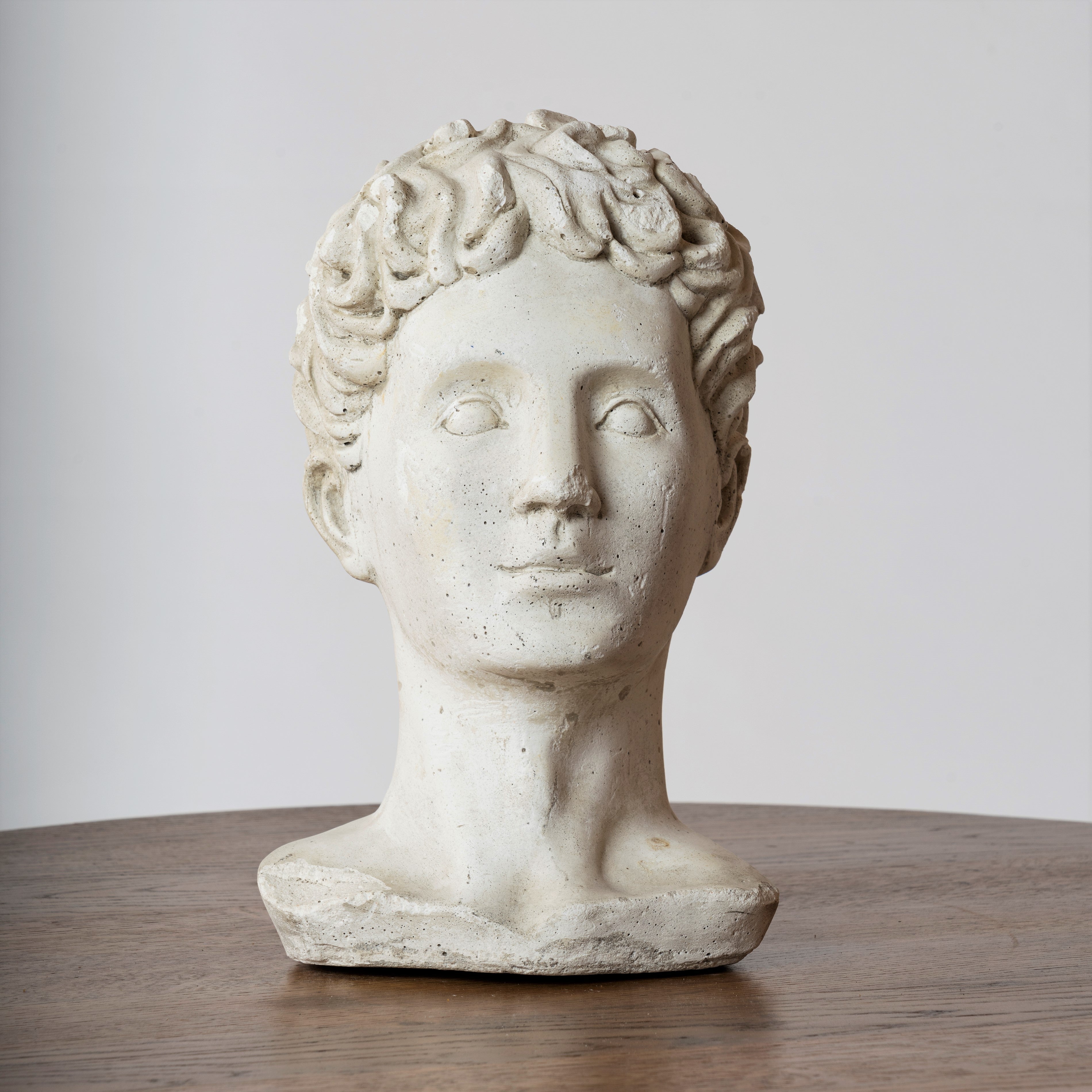 Plaster Male Bust "Epreuve" Sculpture, France, 1950s