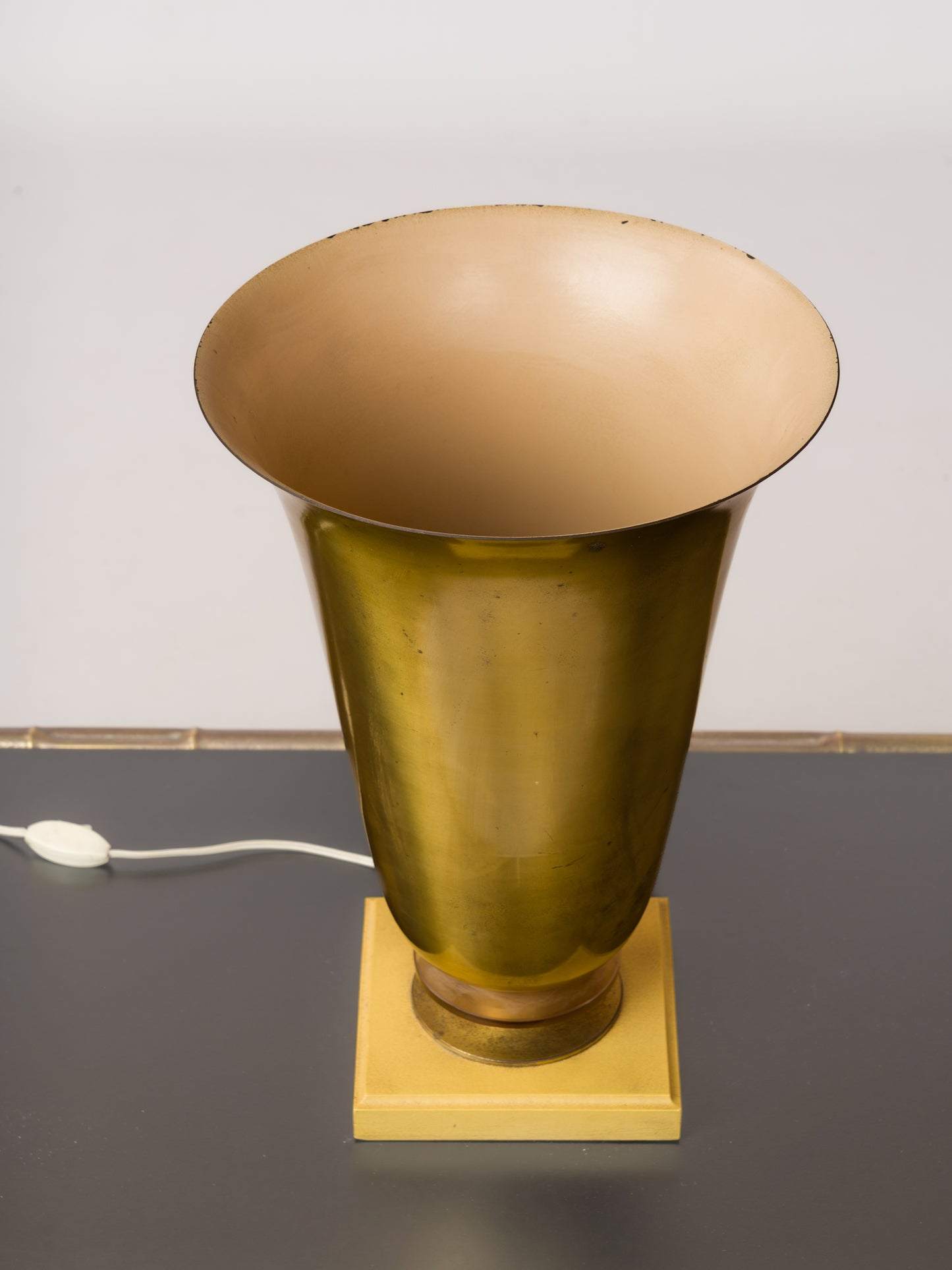 Art Deco Brass Uplighter - France 1930's