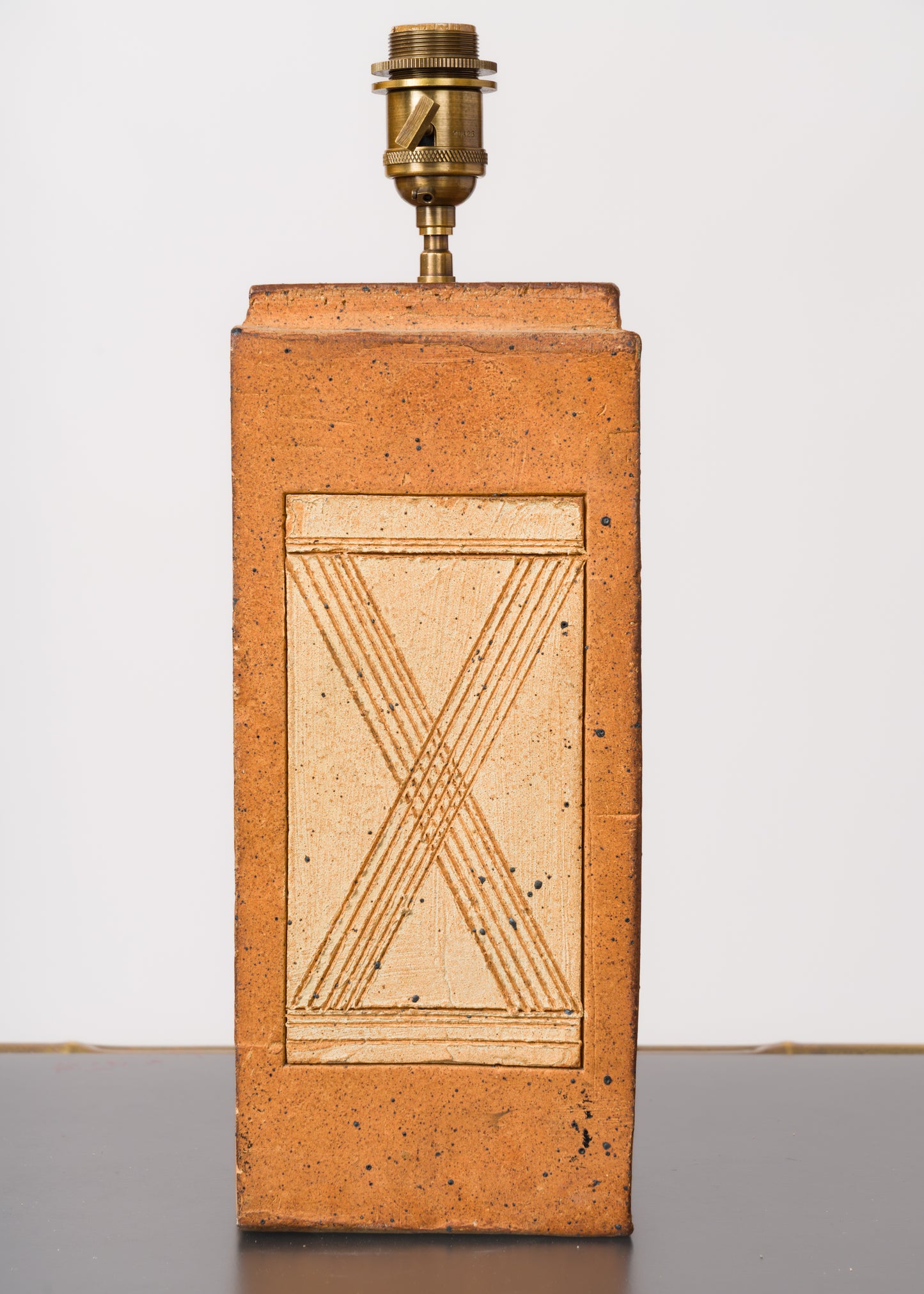 Firesand Decorative Lamp att. to La Borne - France 1970's