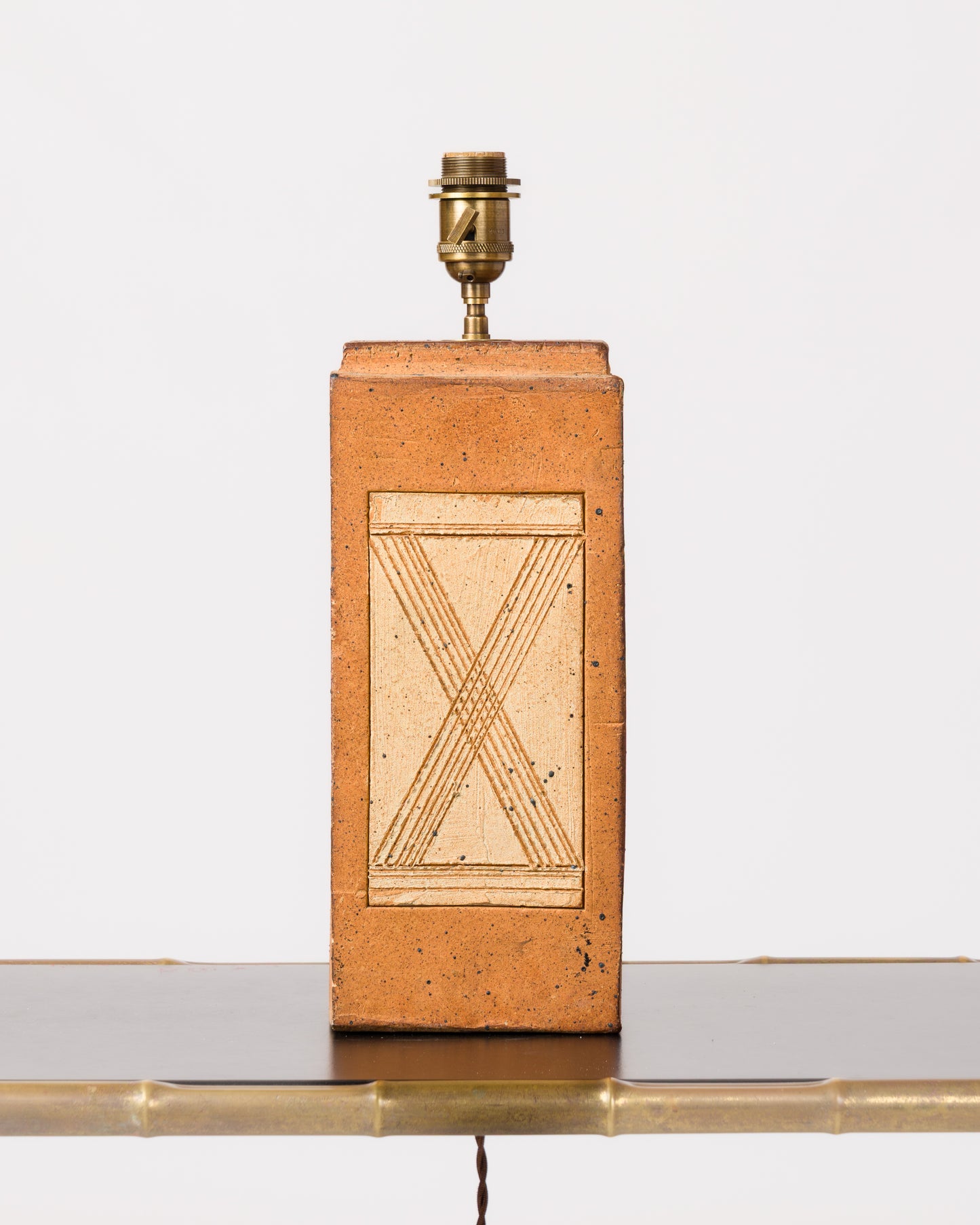 Firesand Decorative Lamp att. to La Borne - France 1970's