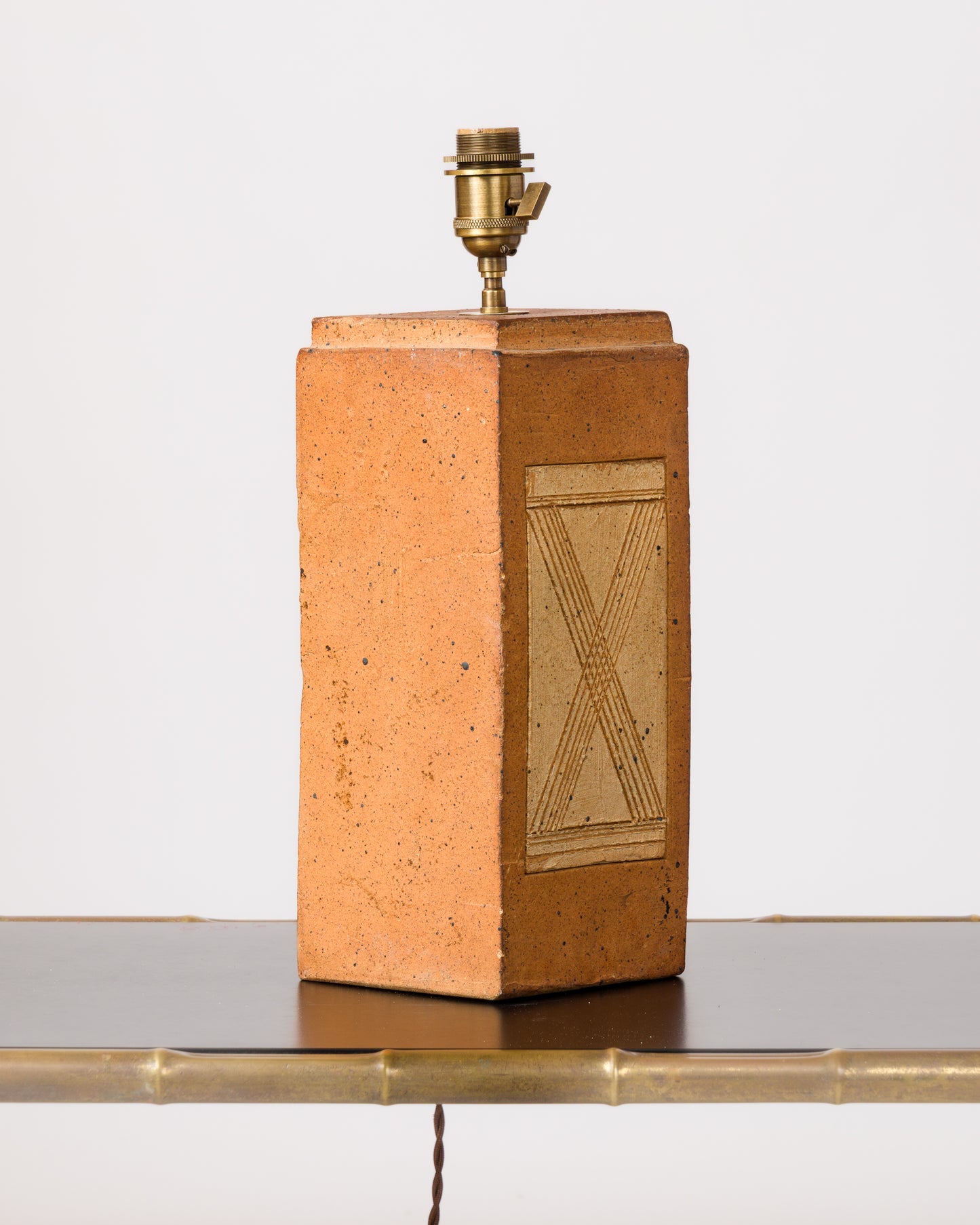 Firesand Decorative Lamp att. to La Borne - France 1970's
