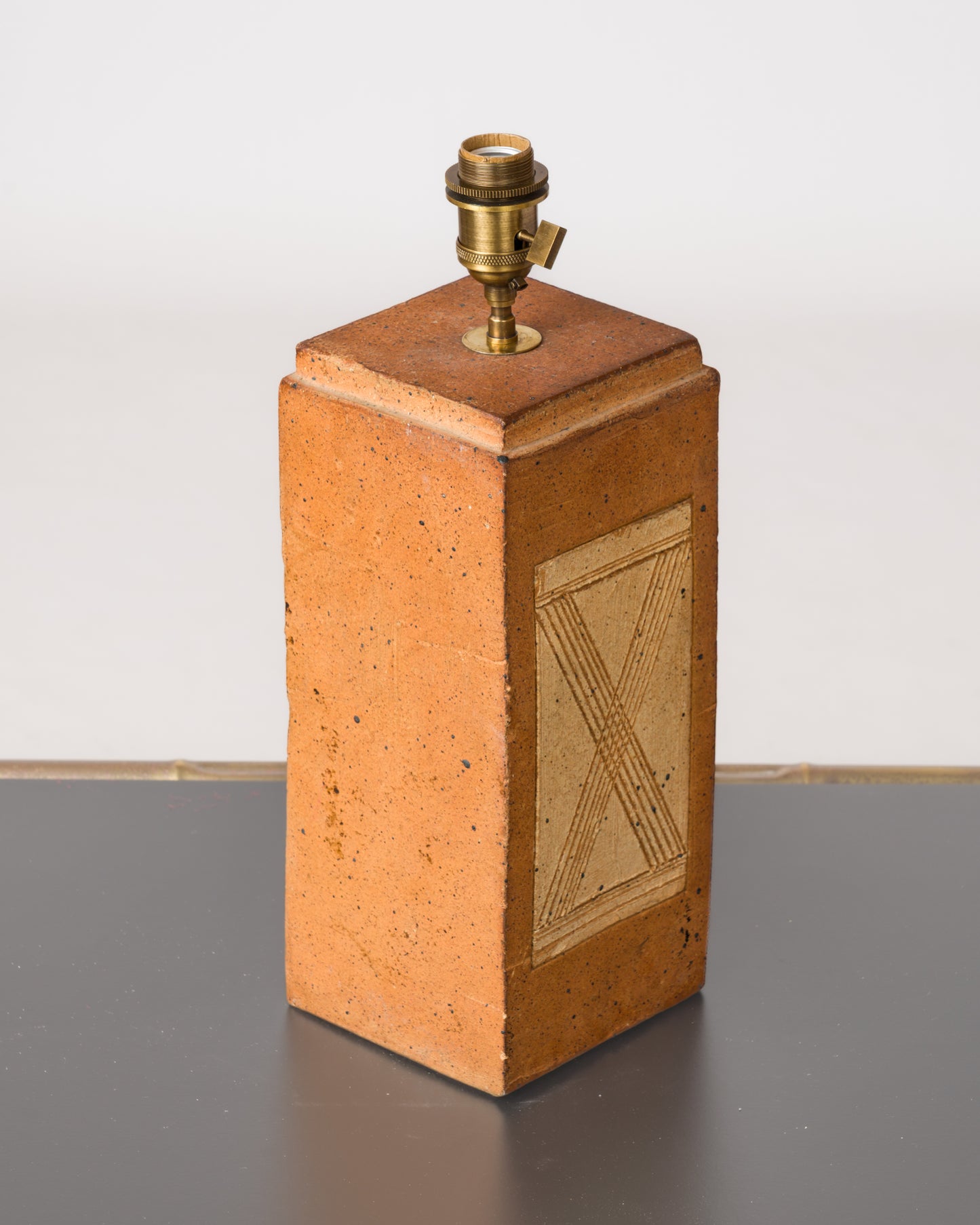 Firesand Decorative Lamp att. to La Borne - France 1970's