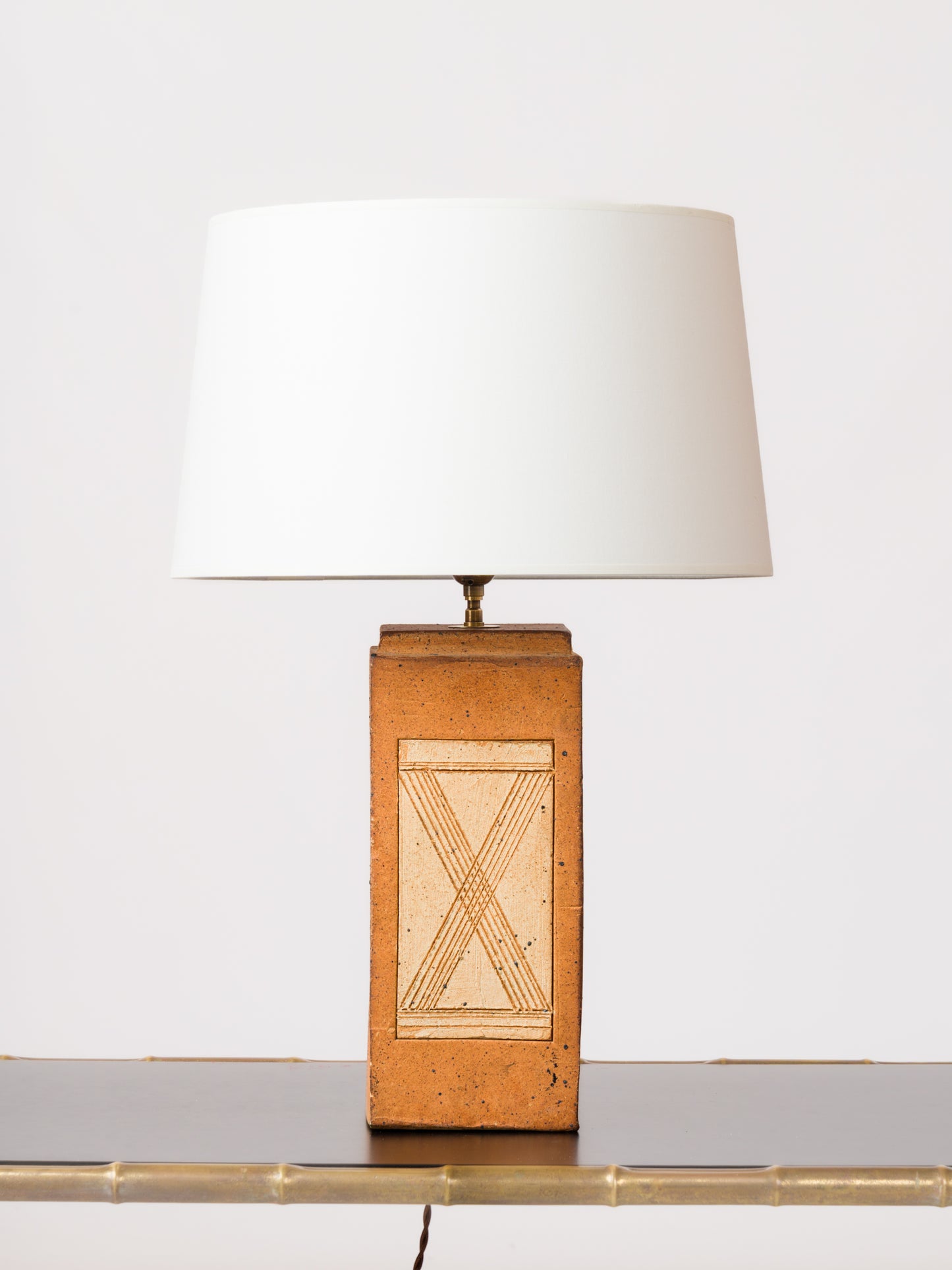 Firesand Decorative Lamp att. to La Borne - France 1970's