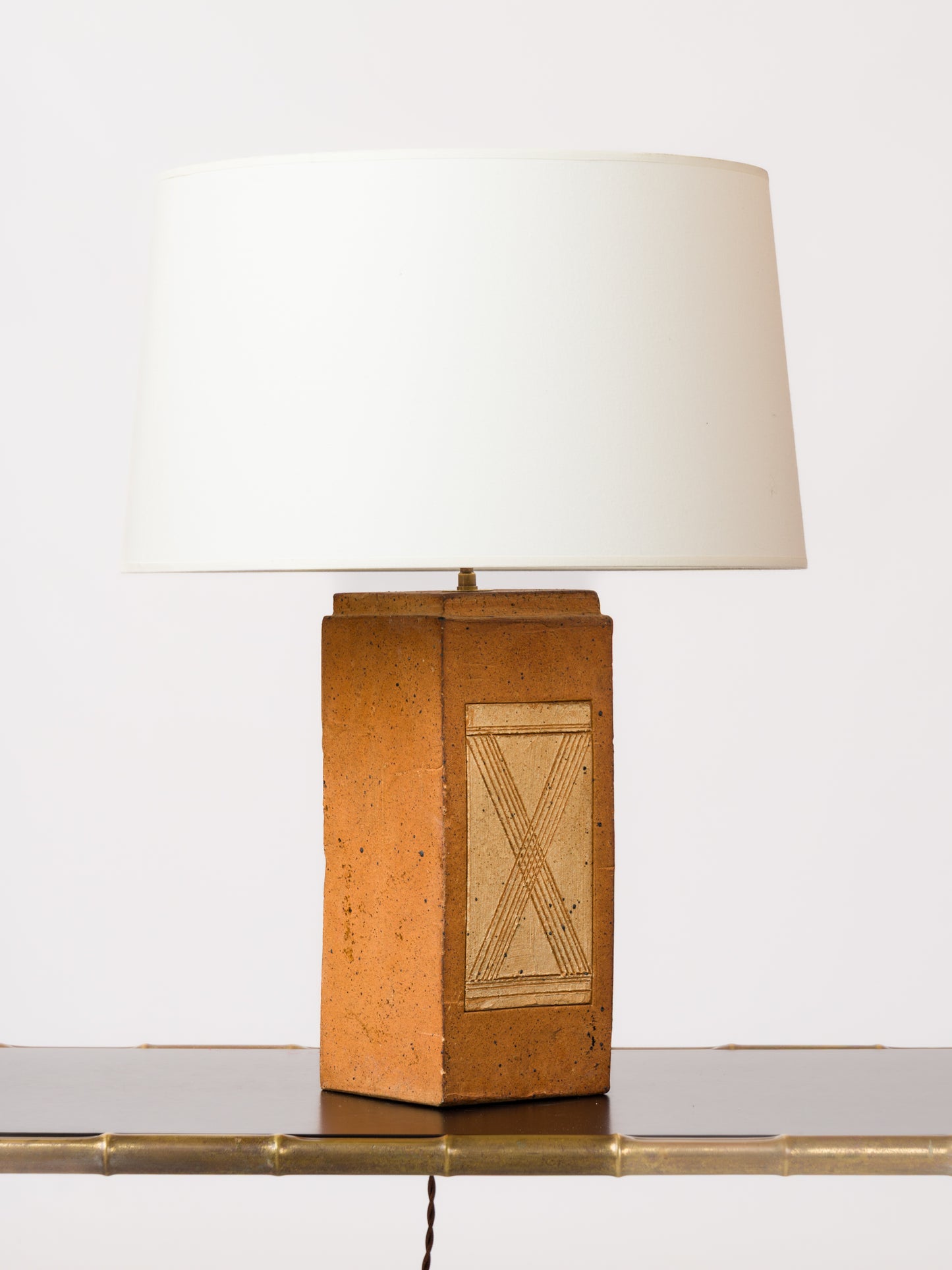 Firesand Decorative Lamp att. to La Borne - France 1970's