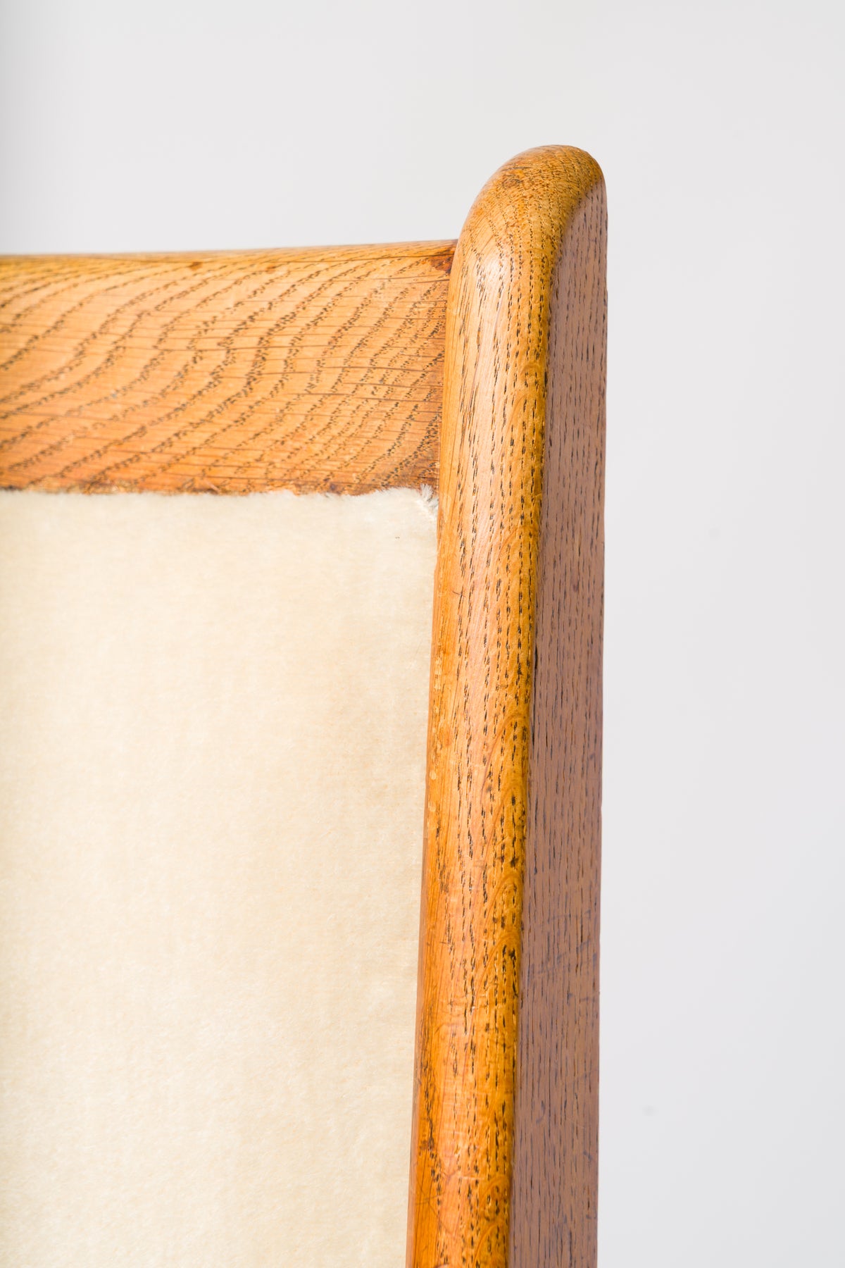 Single Solid Oak Dutch Art Deco Chair 1940's