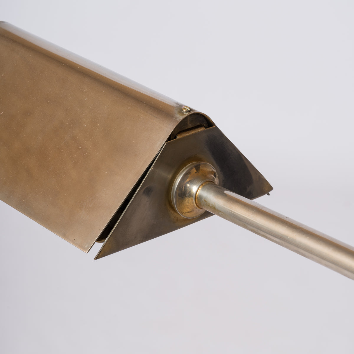 Roger Nathan Adjustable Nickel Plated Reading Lamps - France 1970's