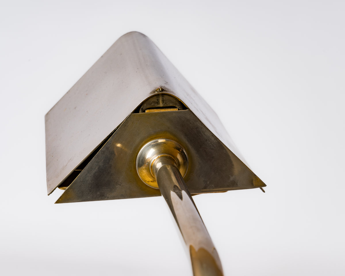 Roger Nathan Adjustable Nickel Plated Reading Lamps - France 1970's