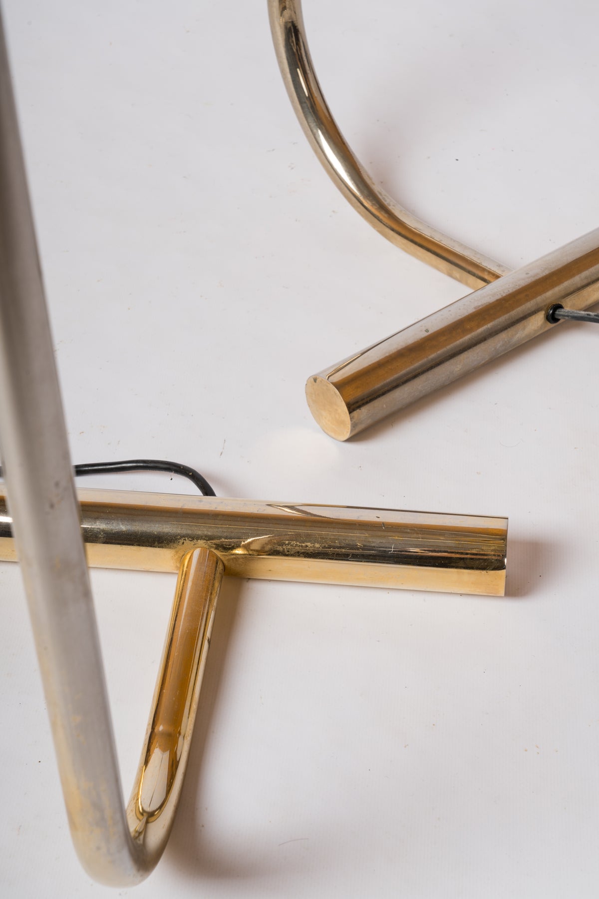 Roger Nathan Adjustable Nickel Plated Reading Lamps - France 1970's
