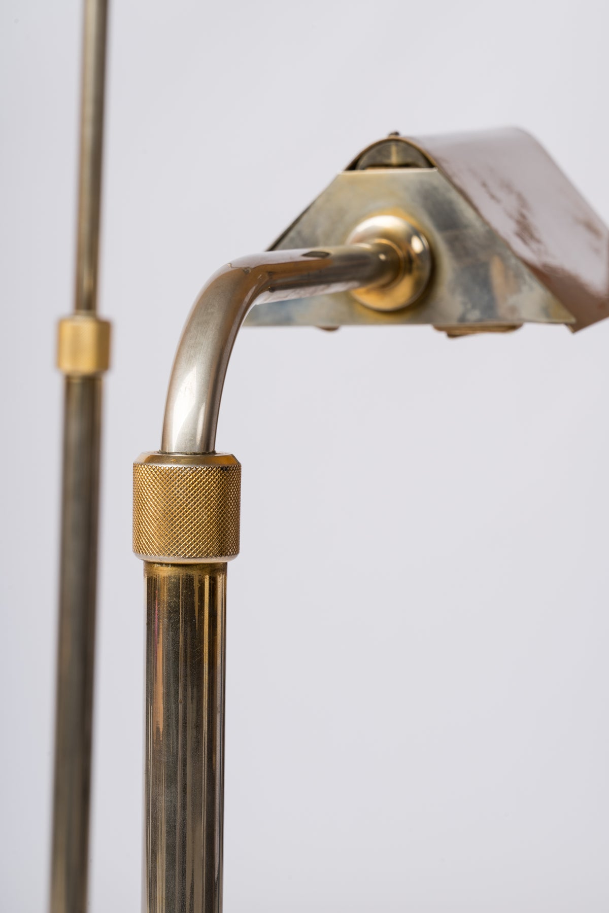Roger Nathan Adjustable Nickel Plated Reading Lamps - France 1970's