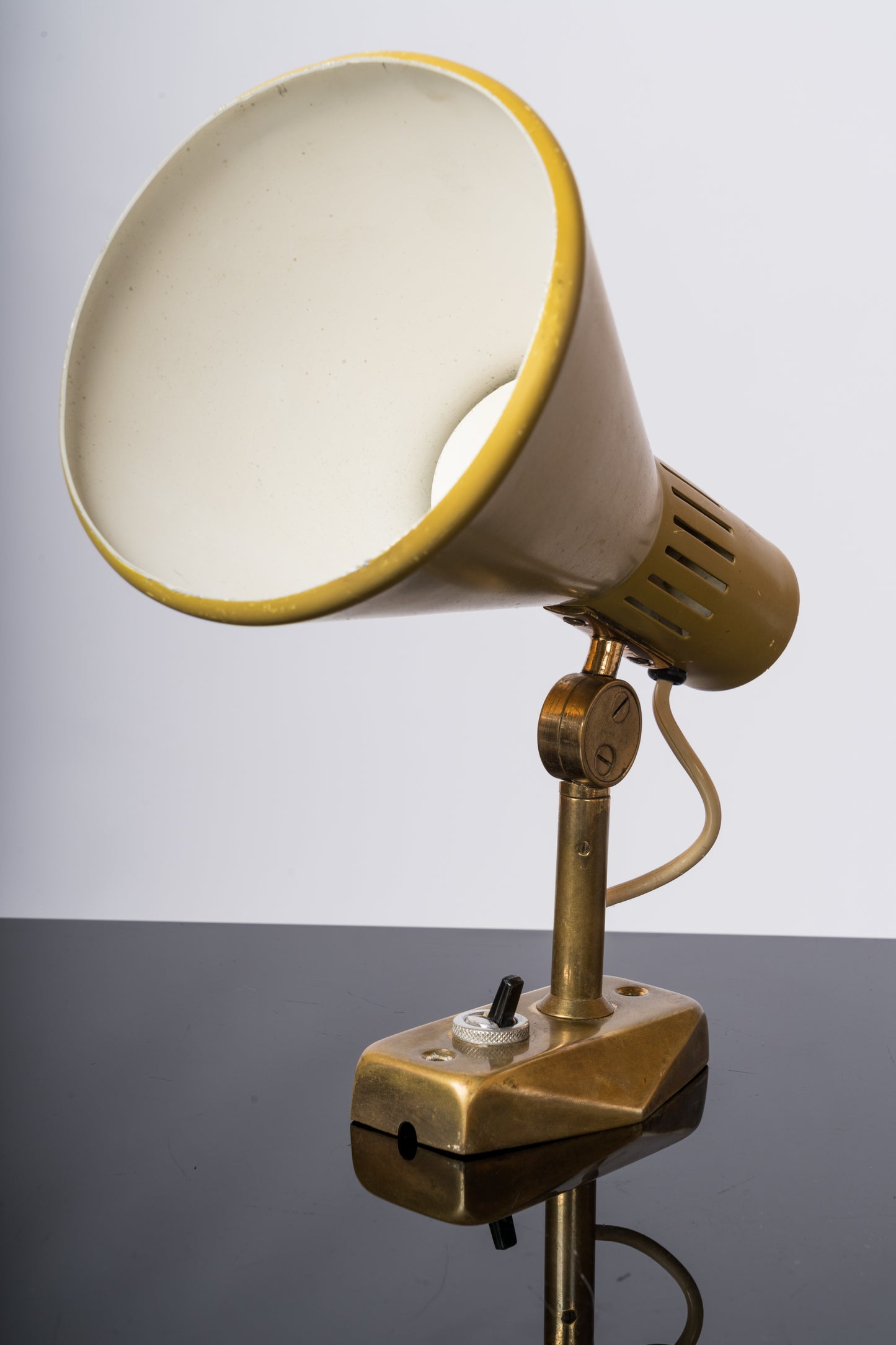 Stilnovo Midcentury Mustard Sconce by Bruno Gatta - Italy 1960's