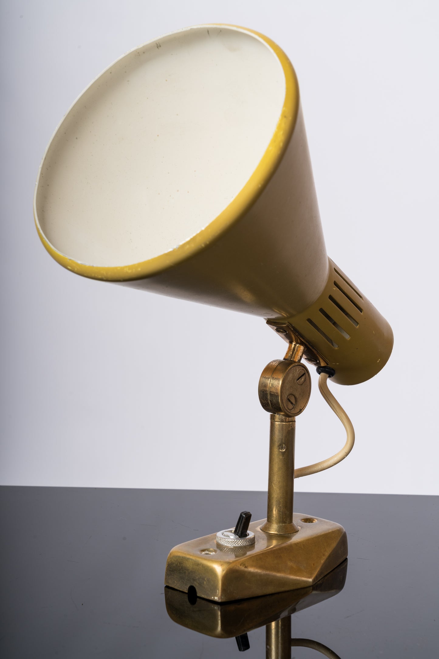 Stilnovo Midcentury Mustard Sconce by Bruno Gatta - Italy 1960's